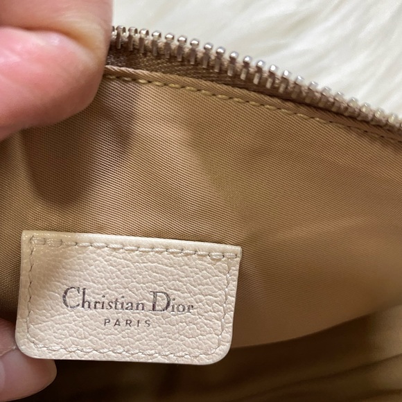 Authentic vintage Dior brown trotter embroidered mini saddle - Picture 11 of 12